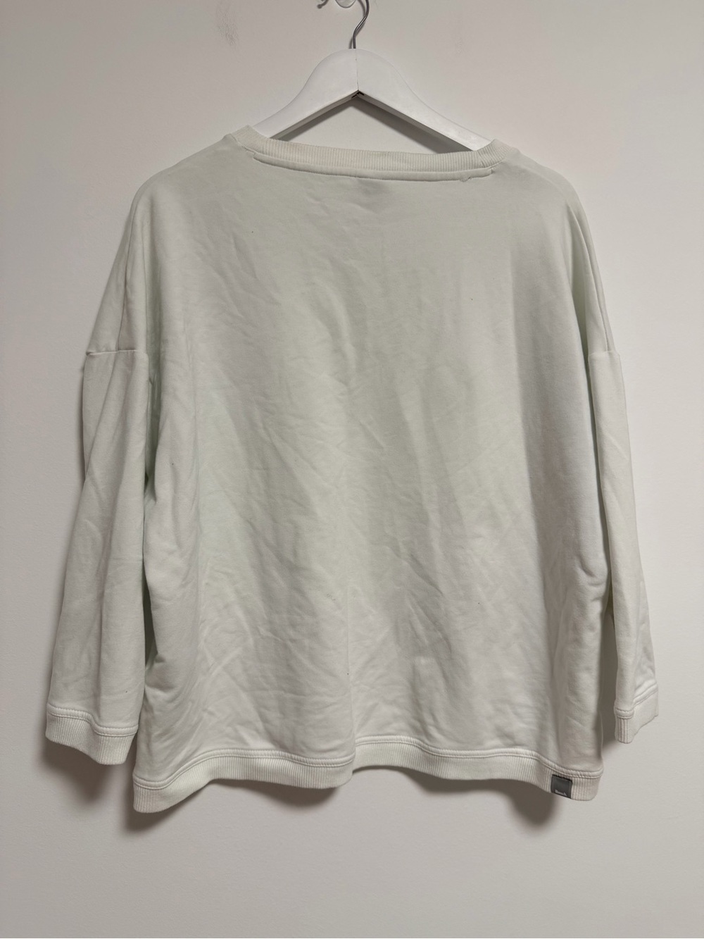 Bench Relaxed Crewneck Sweatshirt in off-white - 3/4 sleeves - Picture 5 of 7